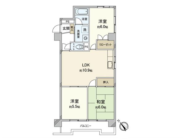 パークプラザ千葉新宿 間取図(平面図) パークプラザ千葉新宿 間取図(平面図)
