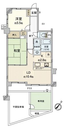 藤和シティホームズ蘇我 間取図(平面図) 藤和シティホームズ蘇我 間取図(平面図)