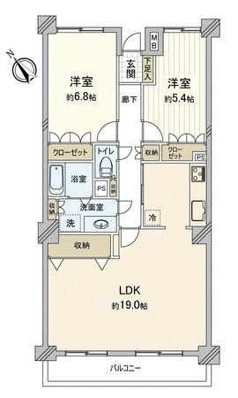 蘇我パークホームズ 間取図(平面図) 蘇我パークホームズ 間取図(平面図)