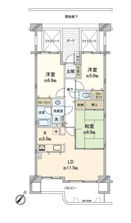 ウッドパークちはら台 B棟 間取図(平面図) ウッドパークちはら台 B棟 間取図(平面図)