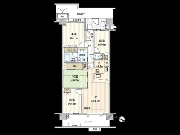 間取図(平面図)