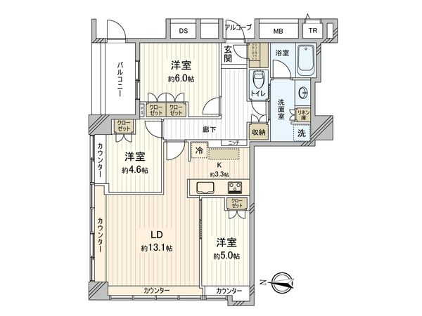 間取図(平面図)