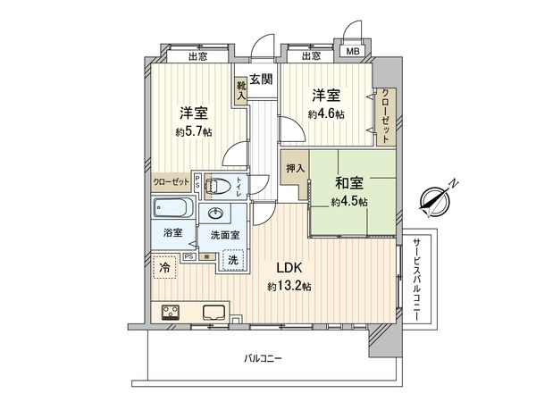 間取図(平面図)