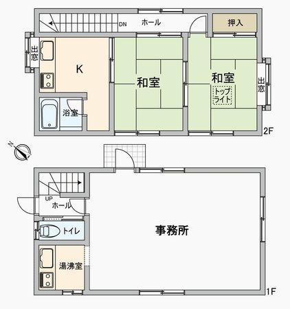 五井戸建 間取図(平面図) 五井戸建 間取図(平面図)