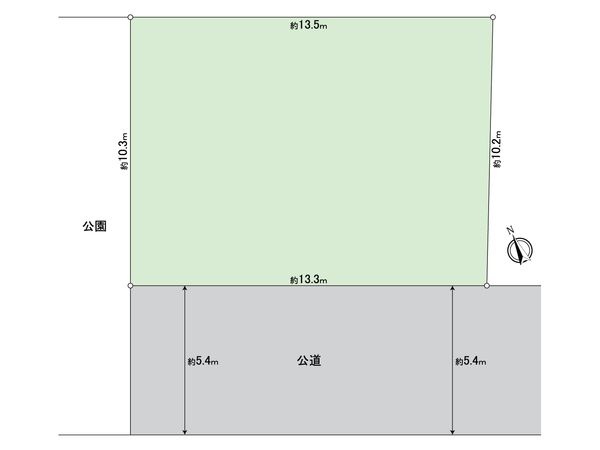 天戸町 土地 区画図