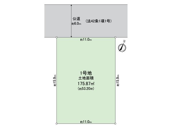 宮野木町売地 区画図