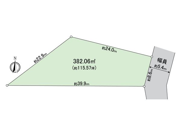 稲毛2丁目土地 区画図