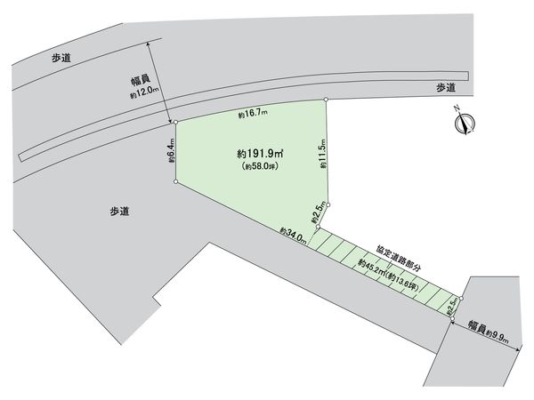 おゆみ野南3丁目 土地 区画図 おゆみ野南3丁目 土地 区画図