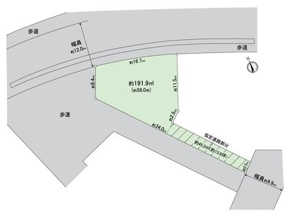 おゆみ野南3丁目 土地 区画図