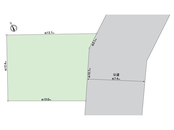 宮野木台4丁目土地 区画図