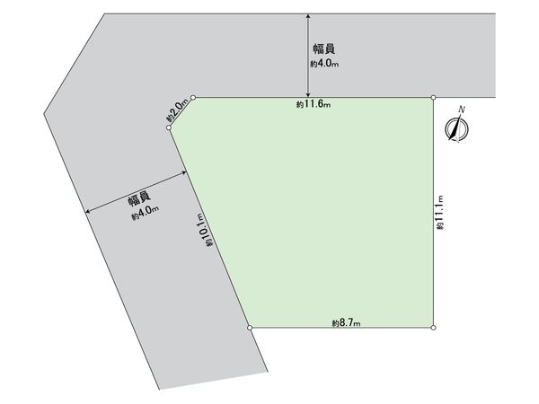 小中台町土地 区画図 区画図