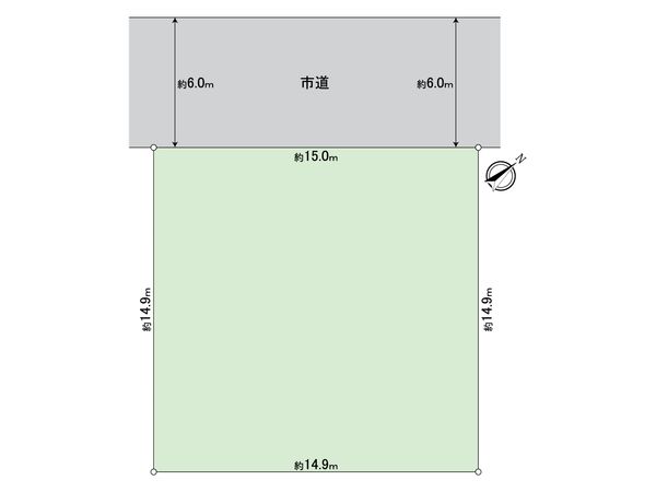 こてはし台1丁目土地 区画図 こてはし台1丁目土地 区画図