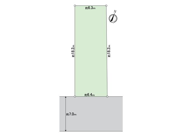 鹿骨4丁目土地 区画図 鹿骨4丁目土地 区画図
