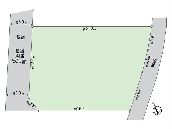 園生町土地 区画図 園生町土地 区画図