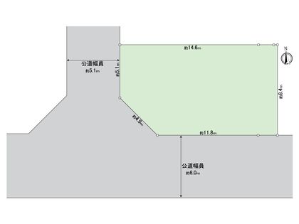 小仲台7丁目土地 区画図