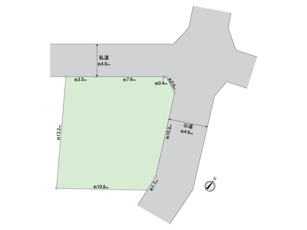 朝日ケ丘1丁目土地 区画図 朝日ケ丘1丁目土地 区画図