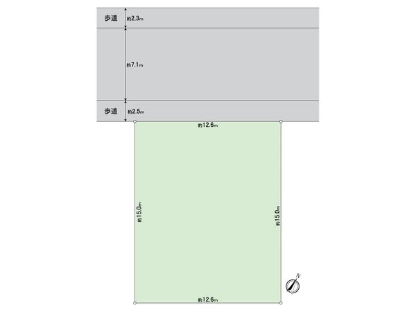 園生町土地 区画図 園生町土地 区画図