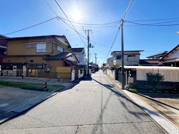 黒砂台1丁目土地 前面道路含む外観