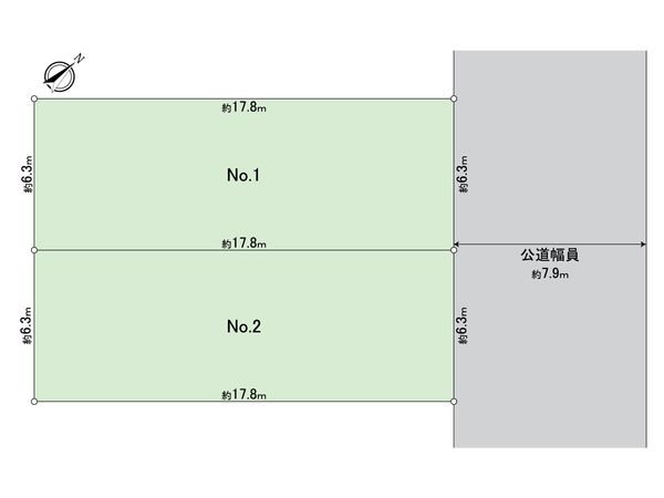 磯辺7丁目 NO.2 区画図 磯辺7丁目 NO.2 区画図