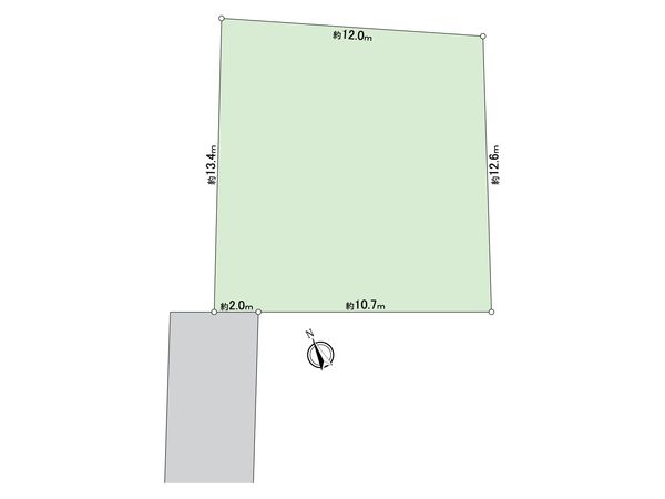 穴川3丁目 土地 区画図