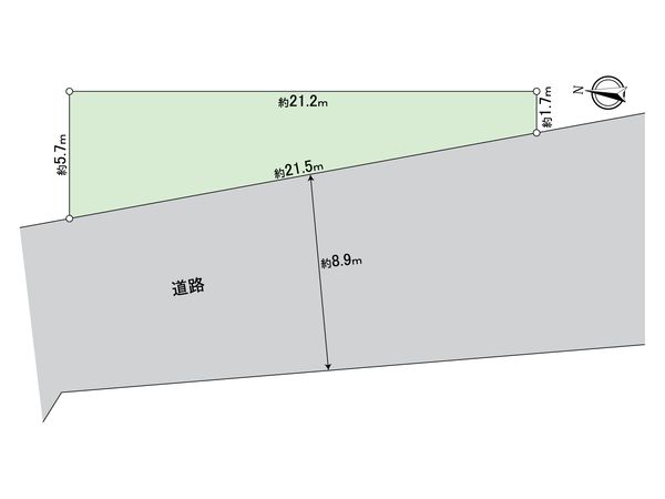 轟町1丁目土地 区画図 轟町1丁目土地 区画図