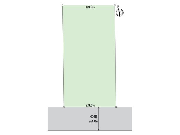 稲毛東6丁目土地(古家有) 区画図 稲毛東6丁目土地(古家有) 区画図