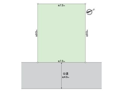 天台5丁目土地 区画図