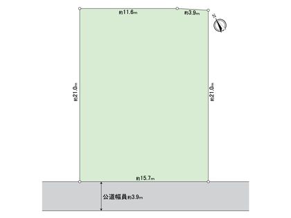 園生町土地 区画図