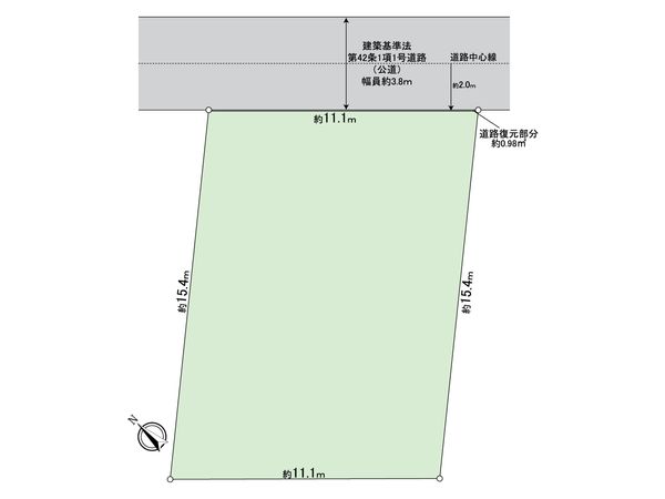朝日ケ丘4丁目土地 区画図 朝日ケ丘4丁目土地 区画図