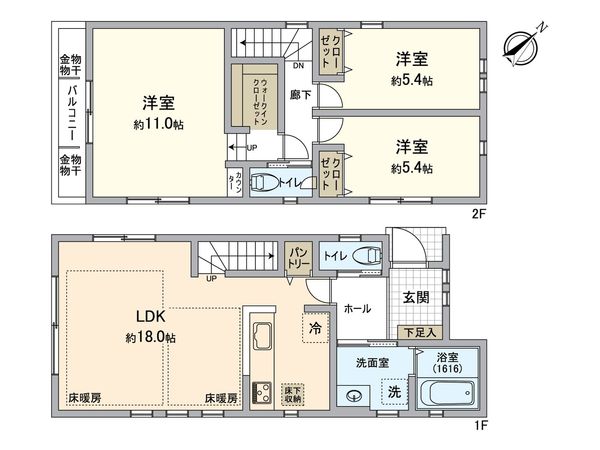 汐見丘町戸建 間取図(平面図) 汐見丘町戸建 間取図(平面図)
