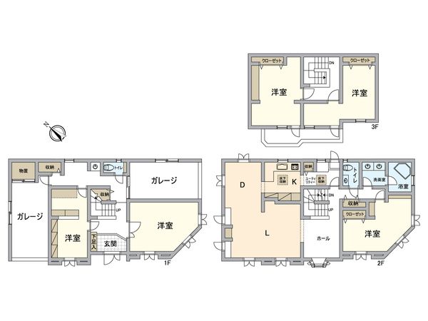 稲丘町戸建 間取図(平面図)