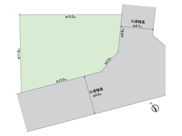 稲丘町戸建 区画図