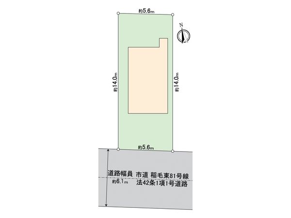 稲毛東6丁目戸建 区画図