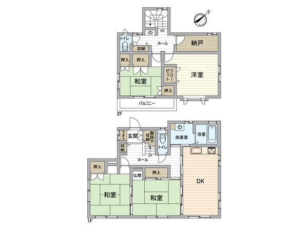 稲毛東2丁目戸建 間取図(平面図) 稲毛東2丁目戸建 間取図(平面図)