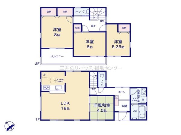 犢橋町第2 新築戸建 間取図(平面図)