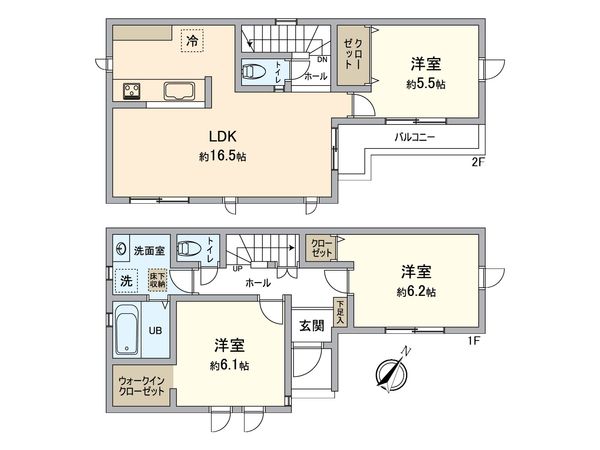 稲毛台町23-1期 間取図(平面図)