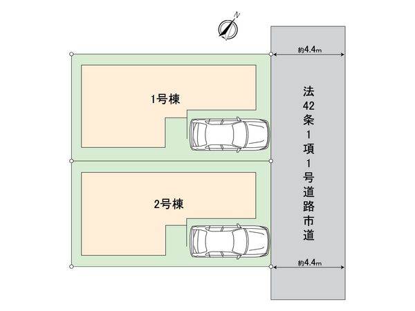 稲毛台町23-1期 区画図