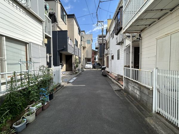 奥戸6丁目 戸建 前面道路含む外観