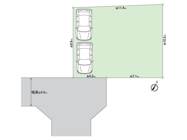 平山町戸建 地図