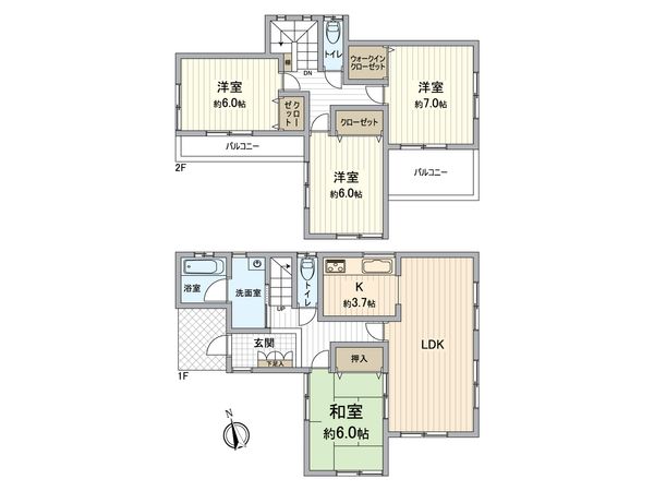 千種町戸建 間取図(平面図) 千種町戸建 間取図(平面図)