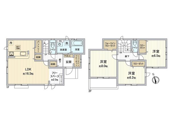 千種町戸建 間取図(平面図) 千種町戸建 間取図(平面図)