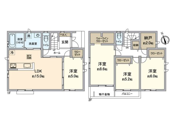 天台4丁目新築戸建 I号棟 間取図(平面図) 天台4丁目新築戸建 I号棟 間取図(平面図)