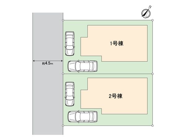 長沼町新築戸建 全体区画図 長沼町新築戸建 全体区画図