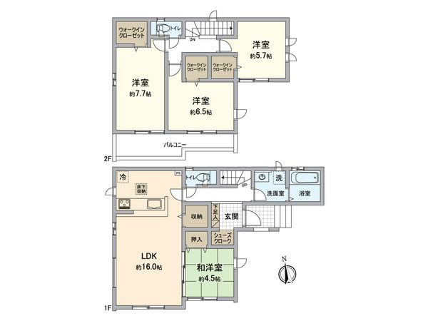 長作台10期 間取図(平面図) 長作台10期 間取図(平面図)
