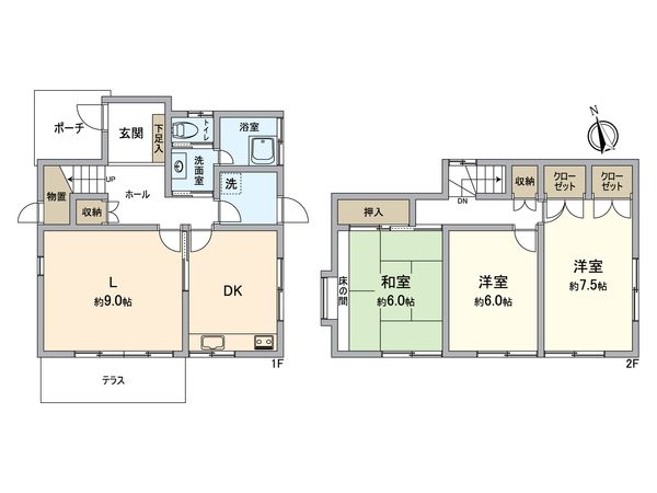 大久保4丁目戸建ОC 間取図(平面図) 大久保4丁目戸建ОC 間取図(平面図)
