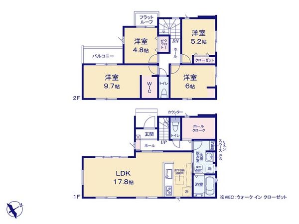 宮野木町7期 新築戸建 間取図(平面図) 宮野木町7期 新築戸建 間取図(平面図)