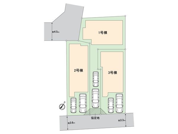 西小中台 新築戸建 全体区画図 西小中台 新築戸建 全体区画図
