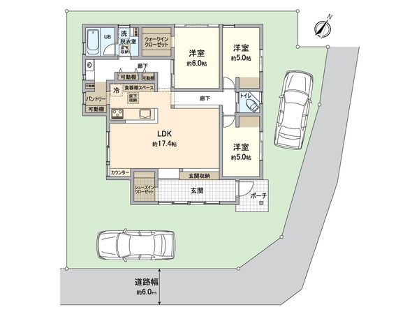 畑町戸建 間取図(平面図) 畑町戸建 間取図(平面図)