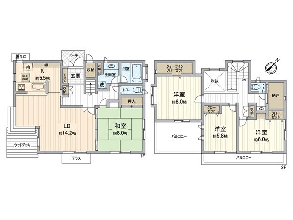 み春野3丁目 戸建 間取図(平面図) み春野3丁目 戸建 間取図(平面図)