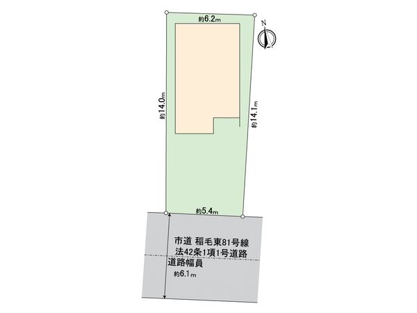 稲毛東6丁目新築戸建 区画図 稲毛東6丁目新築戸建 区画図